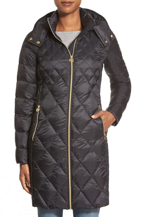 michael kors jacket gold accents|Michael Kors lightweight coats.